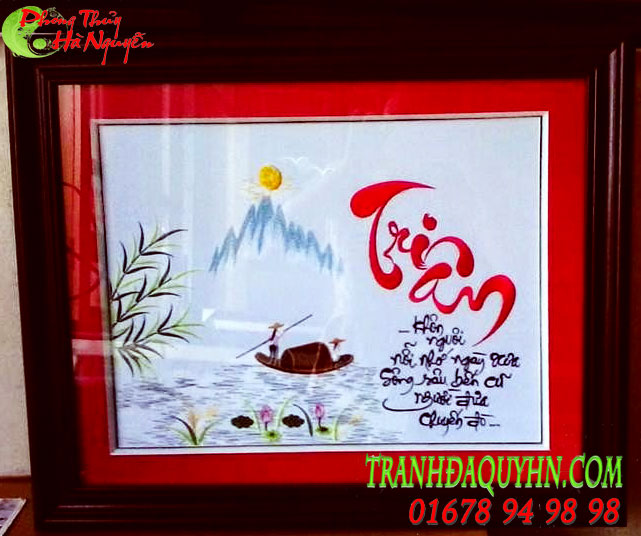 Quà tặng thầy cô giáo - tranh đá quý